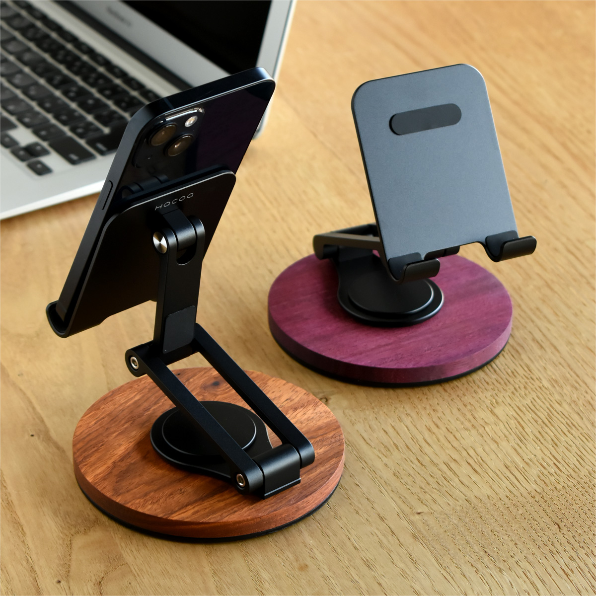 数量限定 人気のスマホスタンド「Smartphone Stand Adjustable」にカリン・パープルハートが登場