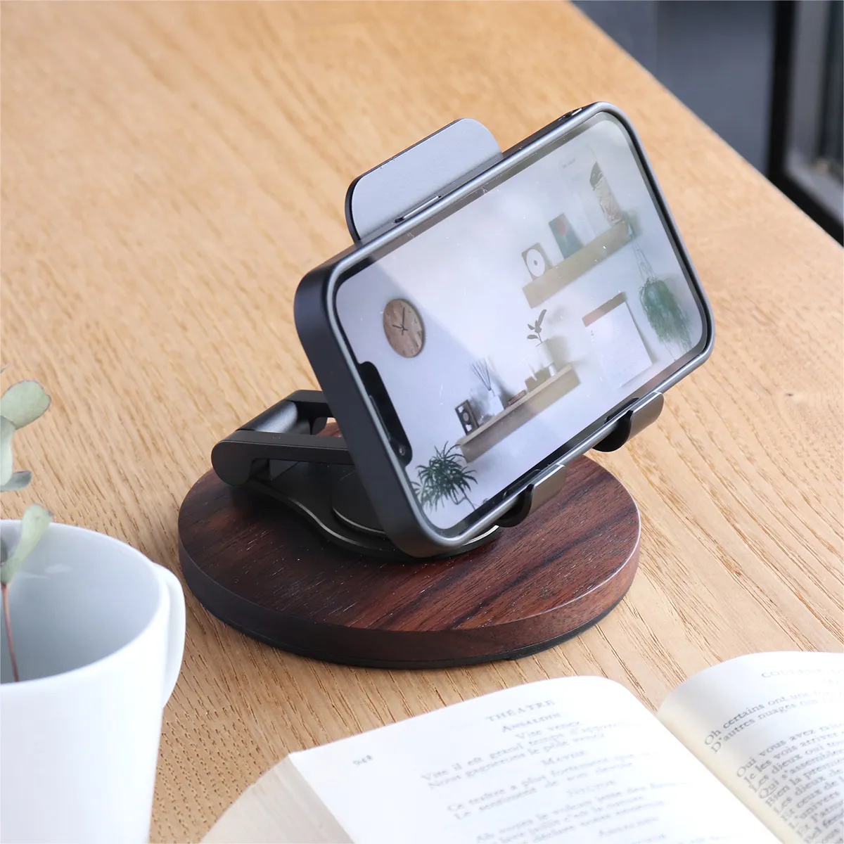 数量限定 スマホスタンド「Smartphone Stand Adjustable」にパープルハート・ローズウッドが登場