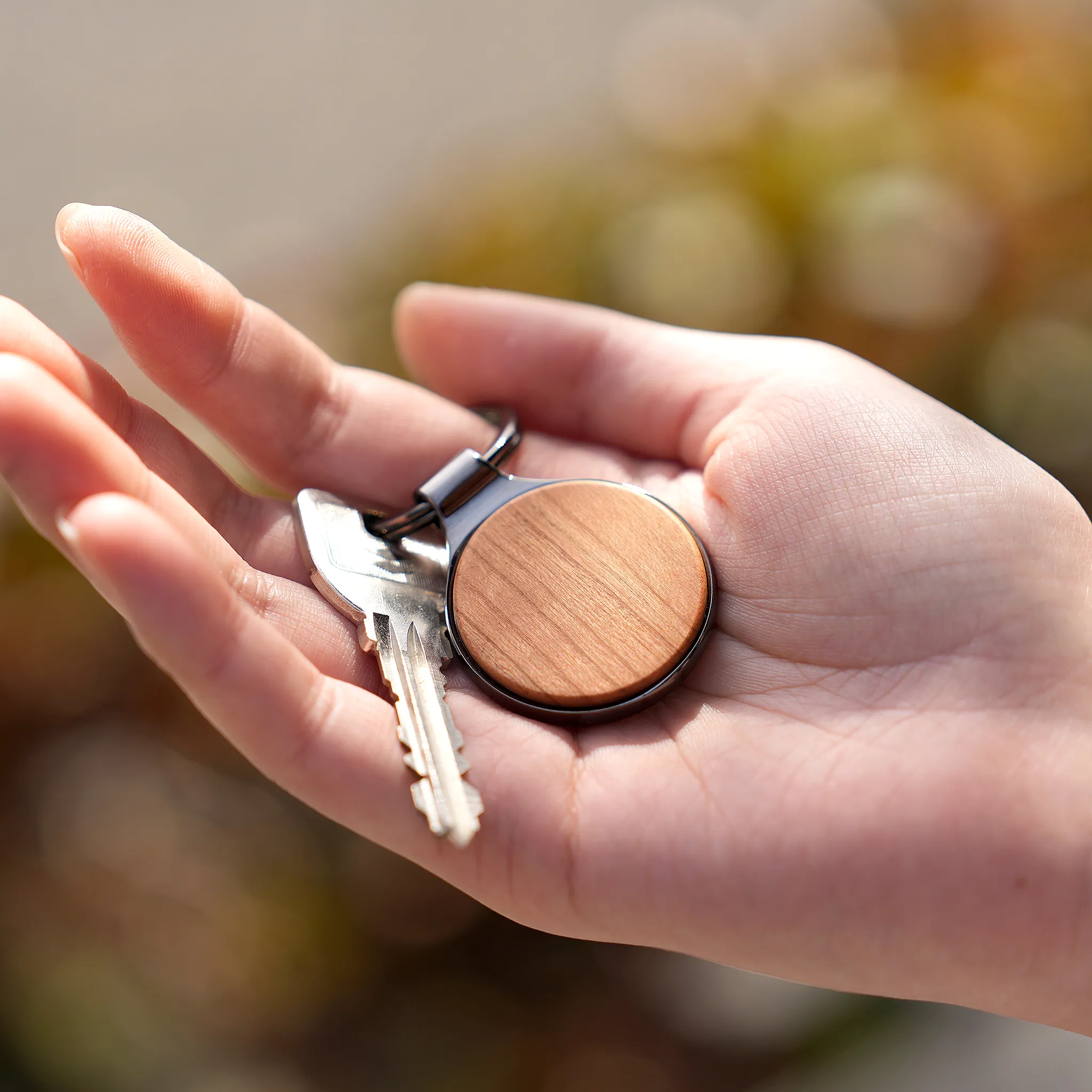 木製キーホルダー