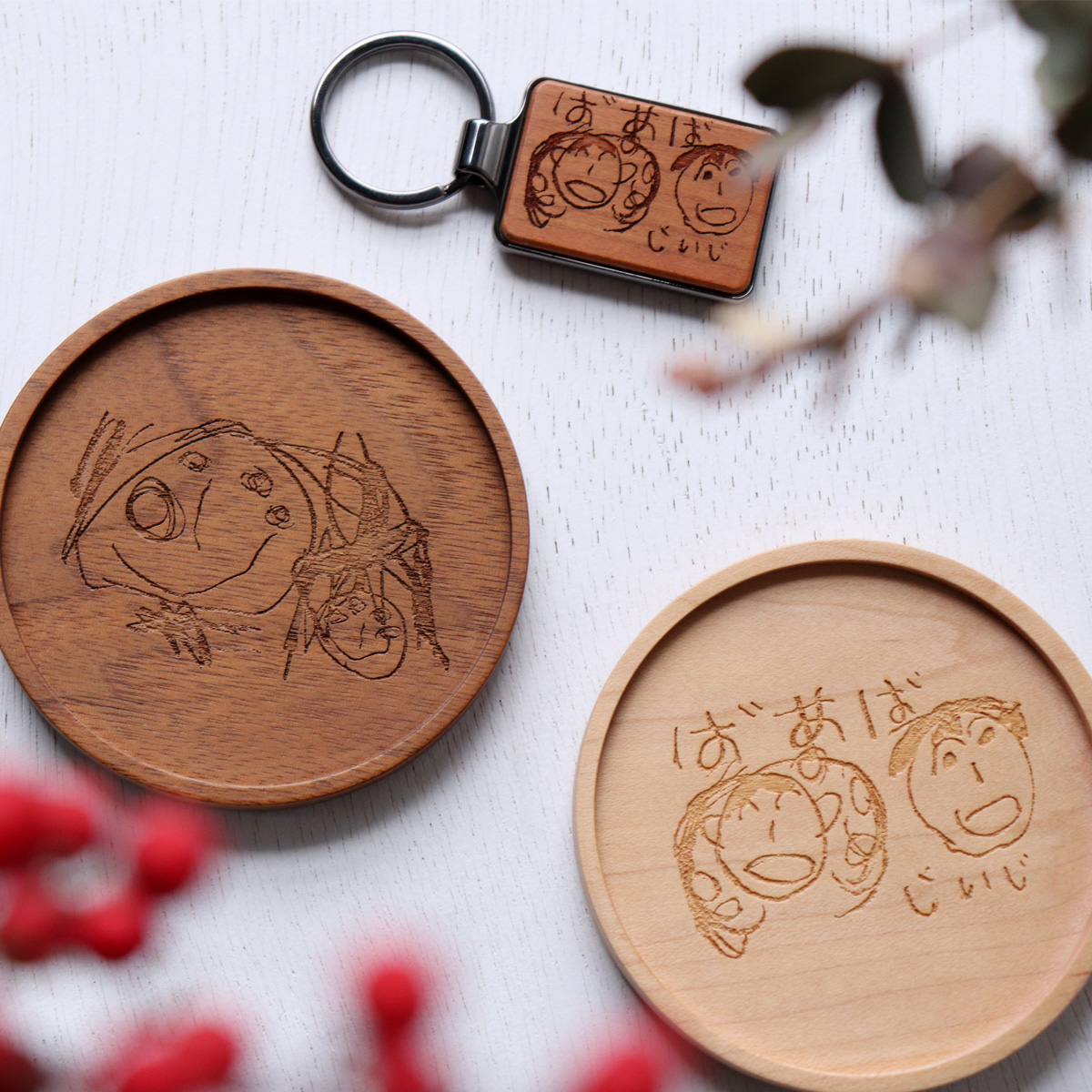 世界にひとつ、あなたの“カタチ”を木に刻む