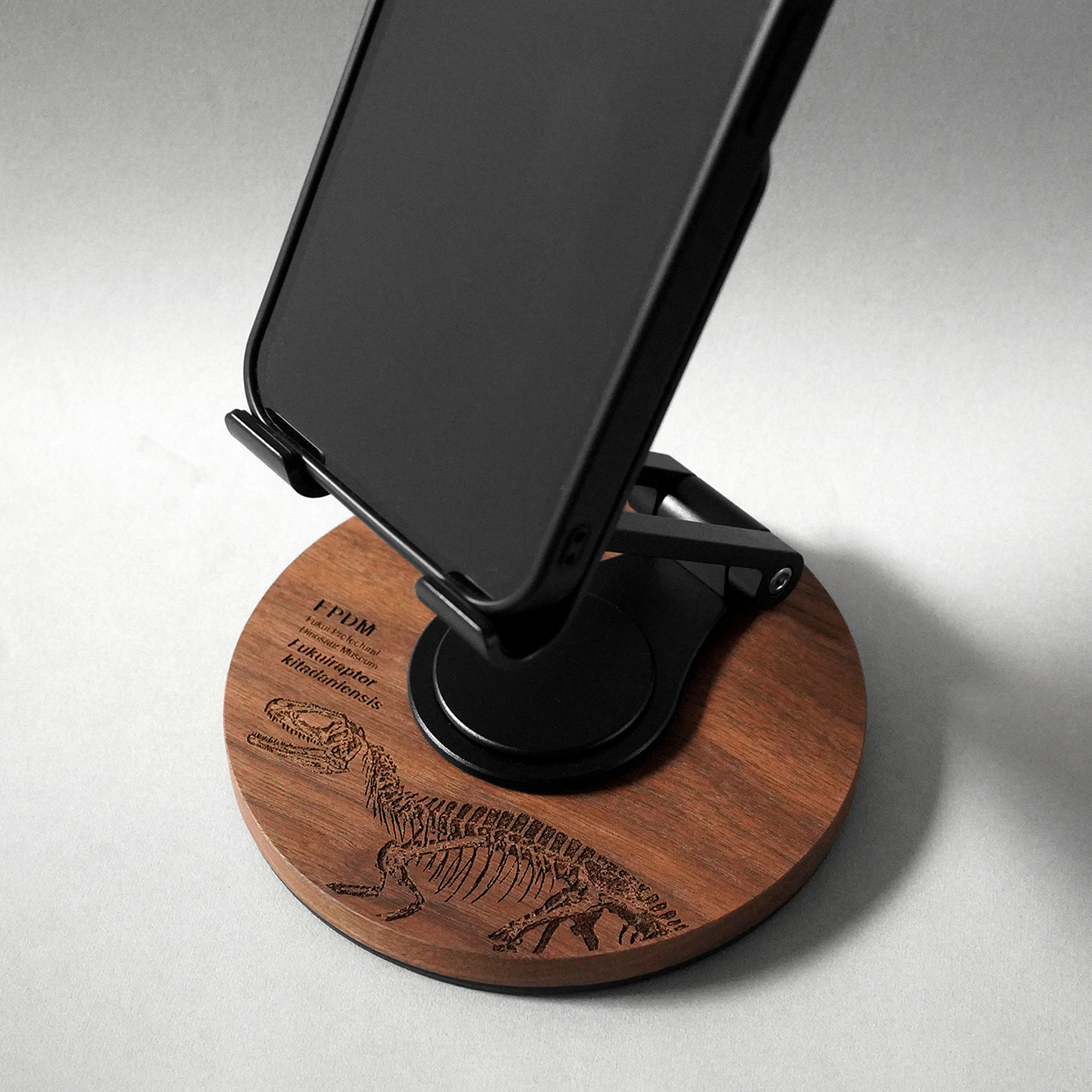 福井県立恐竜博物館 監修 木製スマートフォンスタンド