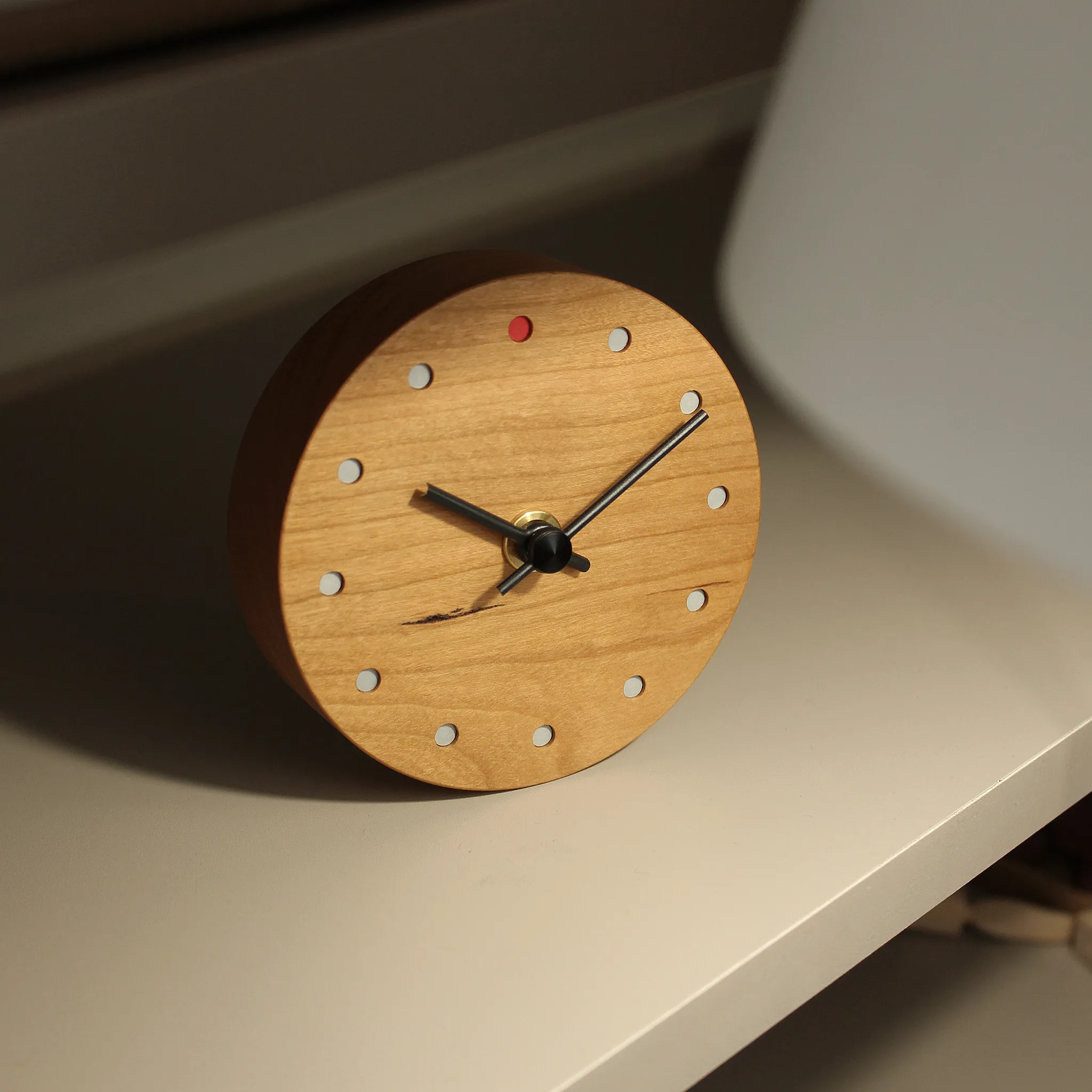 北欧インテリアチェリーの時計