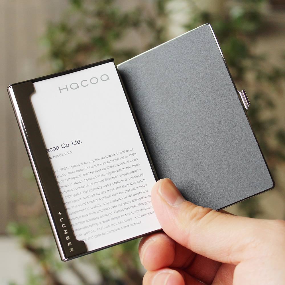 シンプルで上品な木製カードケース CARD CASE メンズ レディース兼用