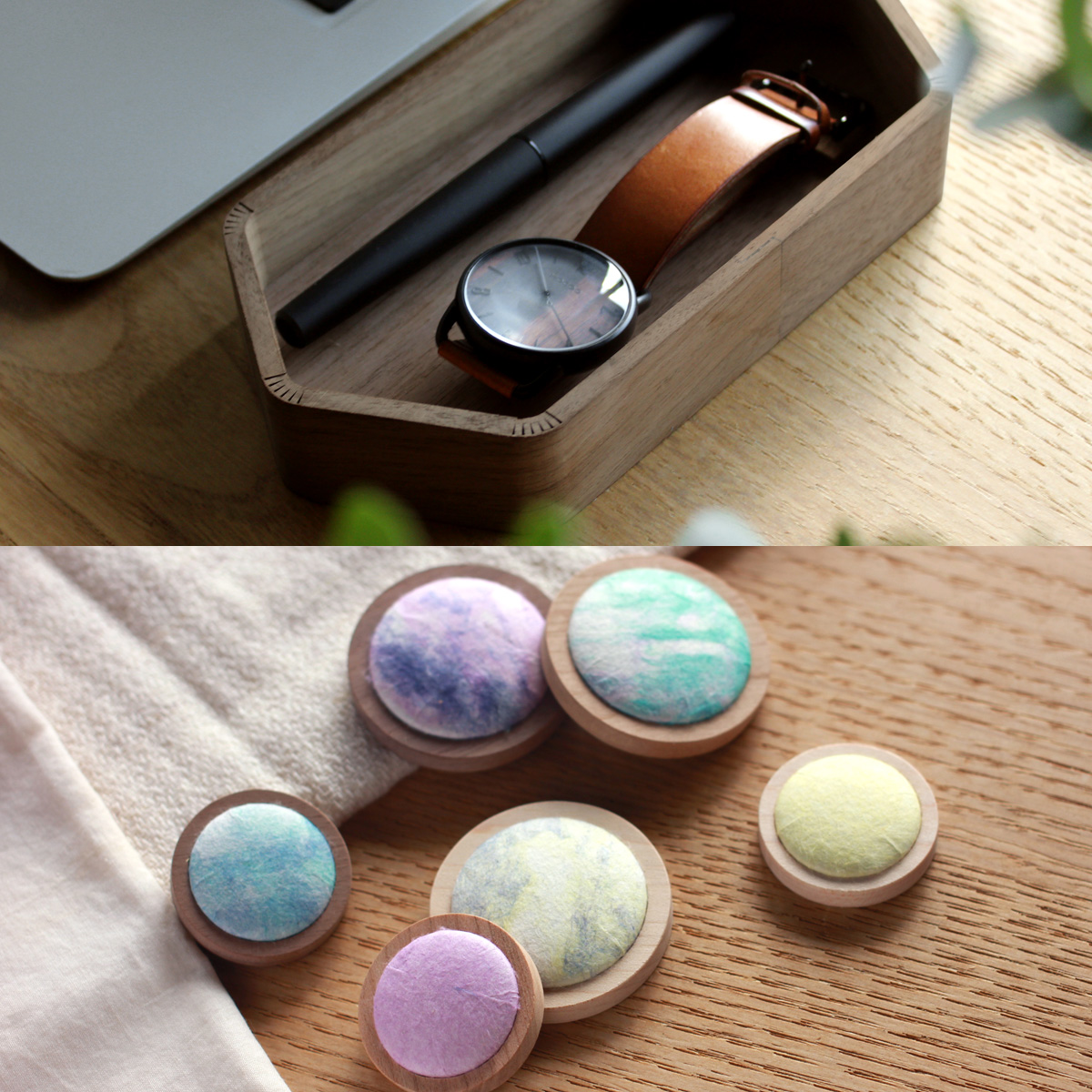 【横浜ジョイナス店】ワークショップ開催!「挽曲げトレイ&くるみボタンアクセサリー」