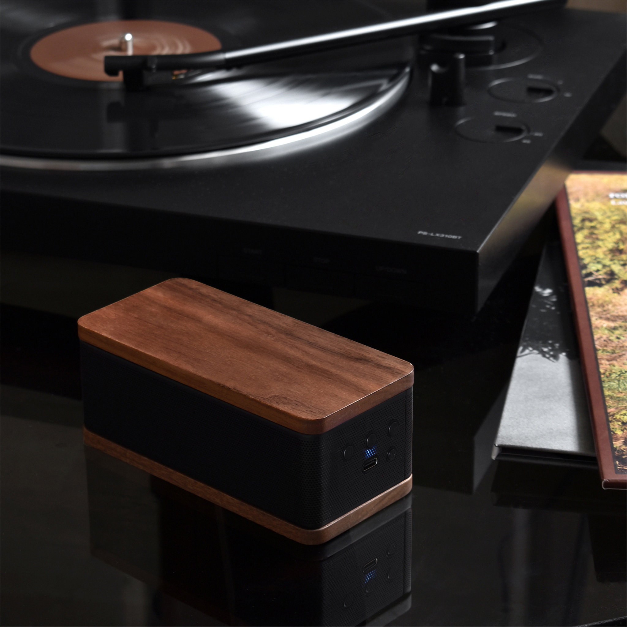 木製Bluetoothモバイルスピーカー