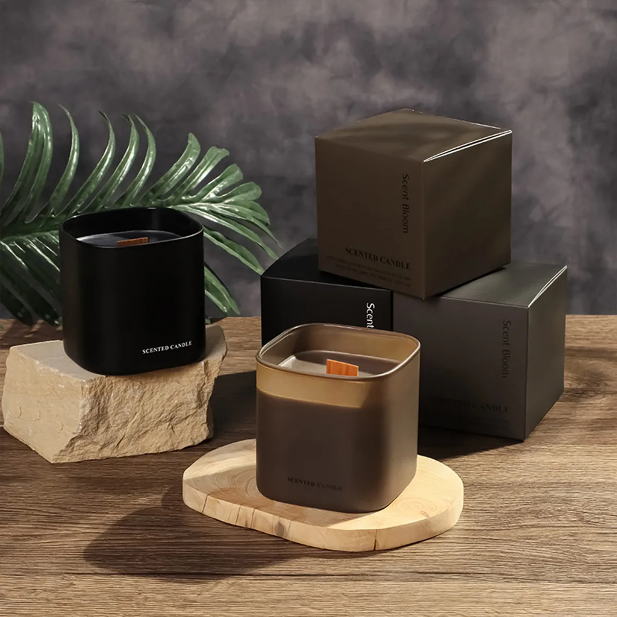 新入荷 灯りと香りで、日常に余白を。長く楽しめる木芯アロマキャンドル「SCENTED CANDLE」