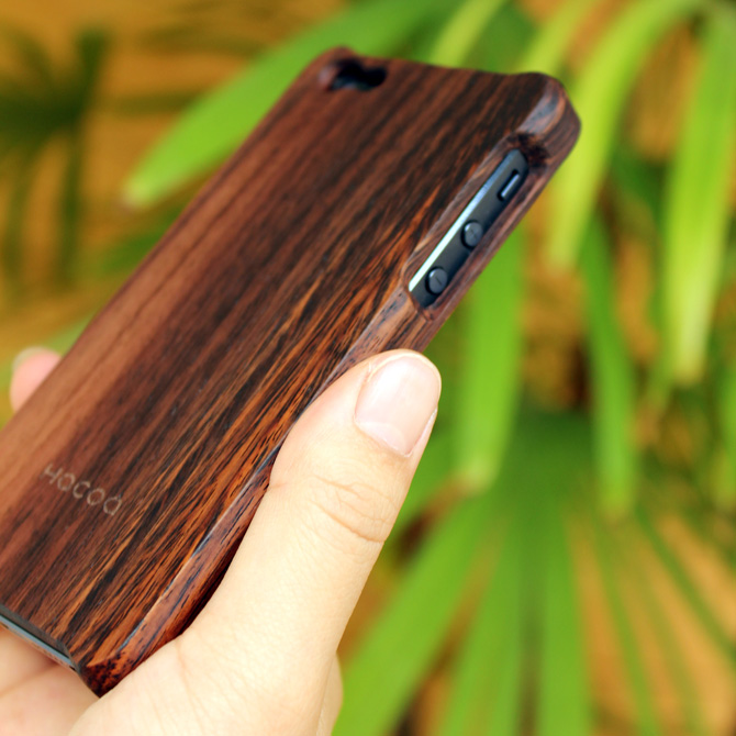 iPhone5用木製ケース　ローズウッド