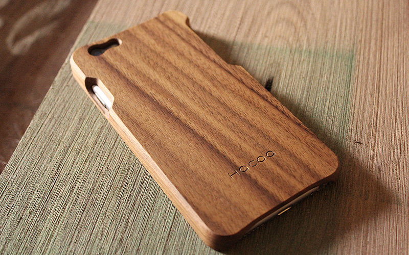 手触り感を活かしたiPhone6/6s用木製ケース
